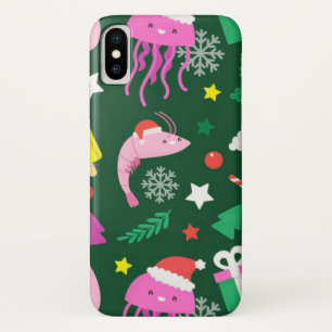 Capa Para iPhone Da Case-Mate padrão de natal engraçado colorido
