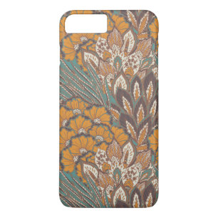 Capa Para iPhone Da Case-Mate Padrão de pena de Abstrato Peacock