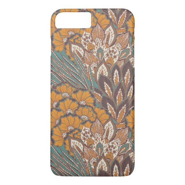 Capa Para iPhone, Case-Mate Padrão de pena de Abstrato Peacock (Verso)