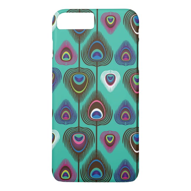 Capa Para iPhone, Case-Mate padrão de penas de pavão (Verso)