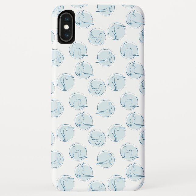 Capa Para iPhone, Case-Mate Padrão de poses de ioga (Verso)