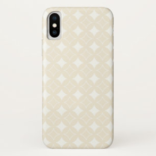 Capa Para iPhone X Padrão de remessa bege