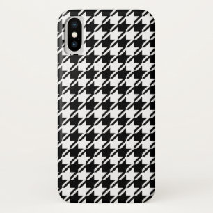 Capa Para iPhone Da Case-Mate Padrão de Rpt BW do Houndstooth