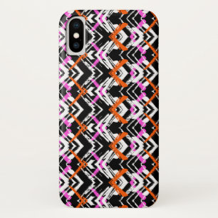 Capa Para iPhone Da Case-Mate Padrão De Seta Desenhada À Mão Preta, Laranja E