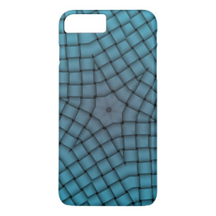 Capa Para iPhone Da Case-Mate Padrão de tecelagem de estrela azul gráfica