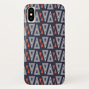 Capa Para iPhone Da Case-Mate Padrão de triângulos vermelhos e vermelhos