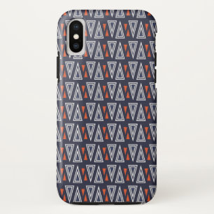 Capa Para iPhone Da Case-Mate Padrão de triângulos vermelhos e vermelhos