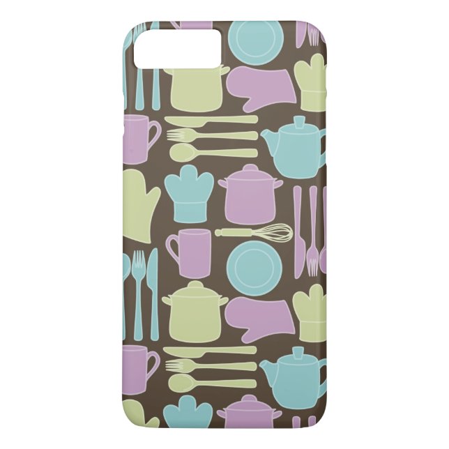 Capa Para iPhone, Case-Mate Padrão de Utensílios de cozinha 2 (Verso)