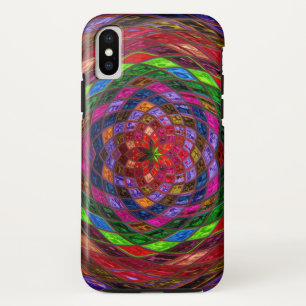 Capa Para iPhone X Padrão De Vidro Obtido