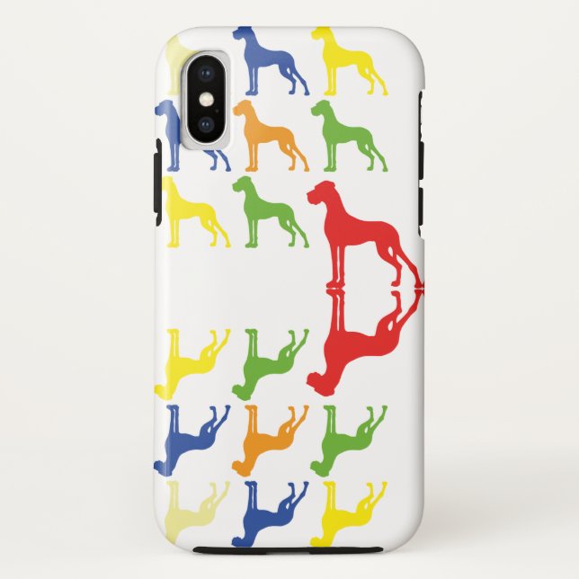 Capa Para iPhone, Case-Mate Padrão do Dogue Alemão (Verso)