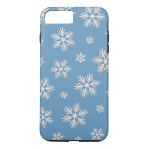 Capa iPhone 8 Plus/7 Plus Padrão do Floco de Neve