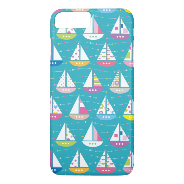 Capa Para iPhone, Case-Mate Padrão do veleiro Pastel (Verso)