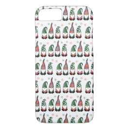 Capa iPhone 8/7 Padrão dos Gnomos de Natal