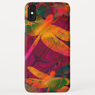 Capa Para iPhone Da Case-Mate Padrão Dourado Roxo Colorido de Dragonfly