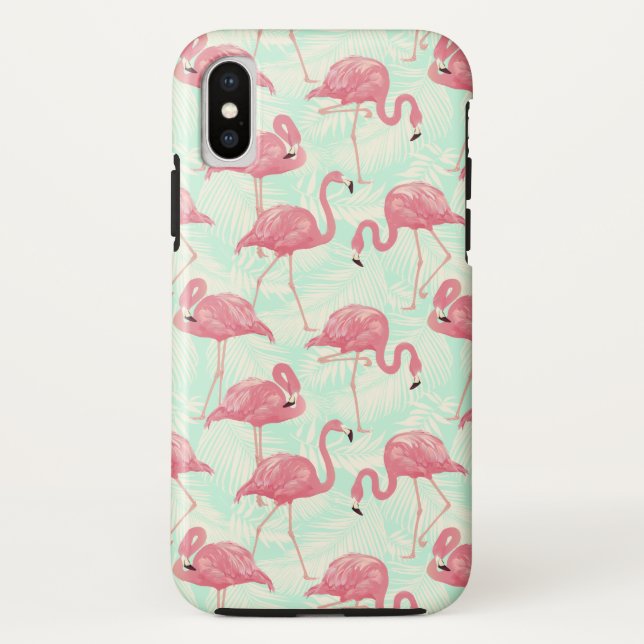 Capa Para iPhone, Case-Mate Padrão Flamingo Pink Elegante de Chic (Verso)