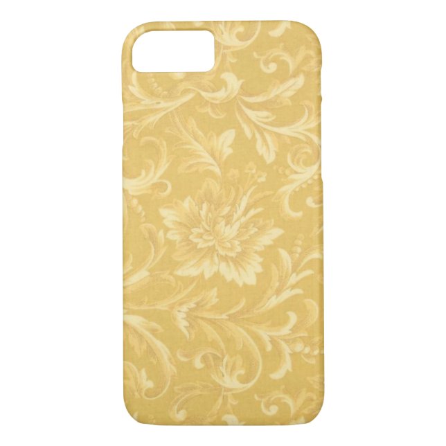 Capa Para iPhone, Case-Mate Padrão Floral Amarelo (Verso)