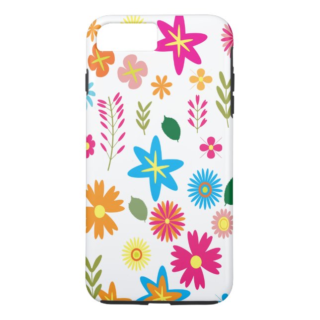 Capa Para iPhone, Case-Mate Padrão Floral Colorido (Verso)