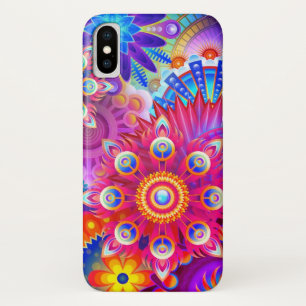 Capa Para iPhone Da Case-Mate Padrão floral colorido de abstrato de boho