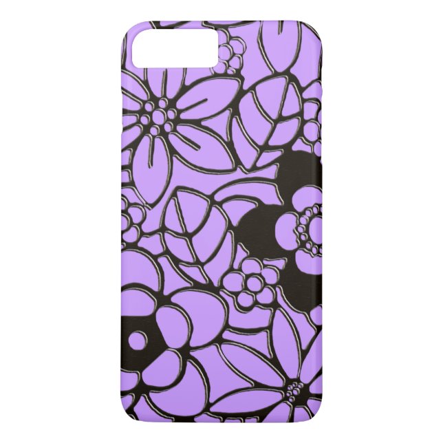 Capa Para iPhone, Case-Mate Padrão floral rico em estilo japonês (Verso)