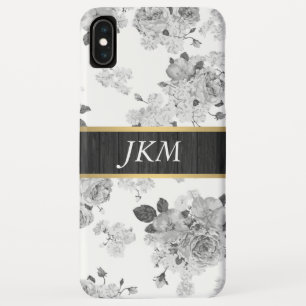 Capa Para iPhone Da Case-Mate Padrão Floral Vintage / Preto e Branco