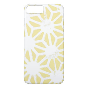 Capa iPhone 8 Plus/7 Plus Padrão geométrico amarelo-limão