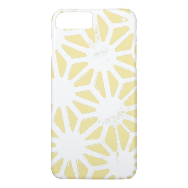 Capa Para iPhone, Case-Mate Padrão geométrico amarelo-limão (Verso)
