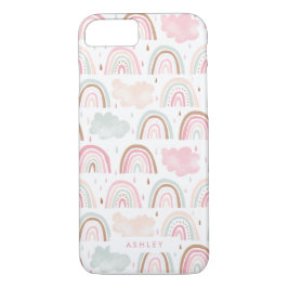 Capa iPhone 8/7 Padrão Girly Modern Rainbow