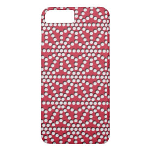 Capa iPhone 8 Plus/7 Plus padrão Kamishimo têxtil japonês