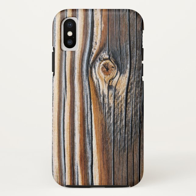 Capa Para iPhone, Case-Mate Padrão legal de grão de madeira (Verso)