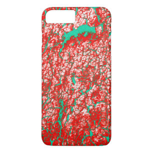 Capa Para iPhone Da Case-Mate Padrão Legal exclusivo de Abstrato Verde Cor-de-Ro