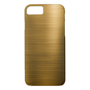Capa iPhone 8/7 Padrão Metálico de Folha de Ouro e Luxo