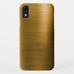 Capa Para iPhone Da Case-Mate Padrão Metálico de Folha de Ouro e Luxo<br><div class="desc">Monograma de Aço Inoxidável Metálico sem Aço Simples e Elegante com Folha de Ouro Lúxios Metálicos. Este caso de padrão pode ser personalizado para incluir seu primeiro nome. Entre em contato com o designer para obter produtos correspondentes personalizados.</div>
