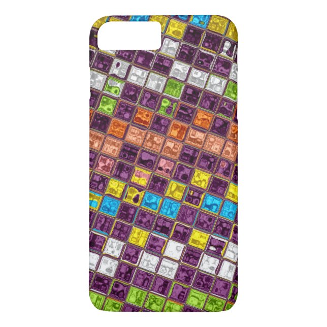 Capa Para iPhone, Case-Mate Padrão Mosaico de Vidro Stido #3 (Verso)