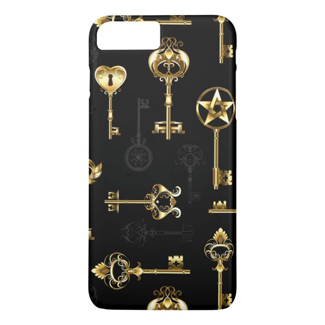 Capa Para iPhone, Case-Mate Padrão sem falhas com chaves de Ouro (Verso)