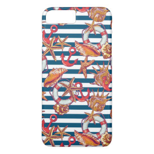 Capa Para iPhone Da Case-Mate Padrão Starfish E Stripes