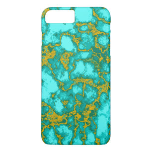 Capa iPhone 8 Plus/7 Plus Padrão Turquesa