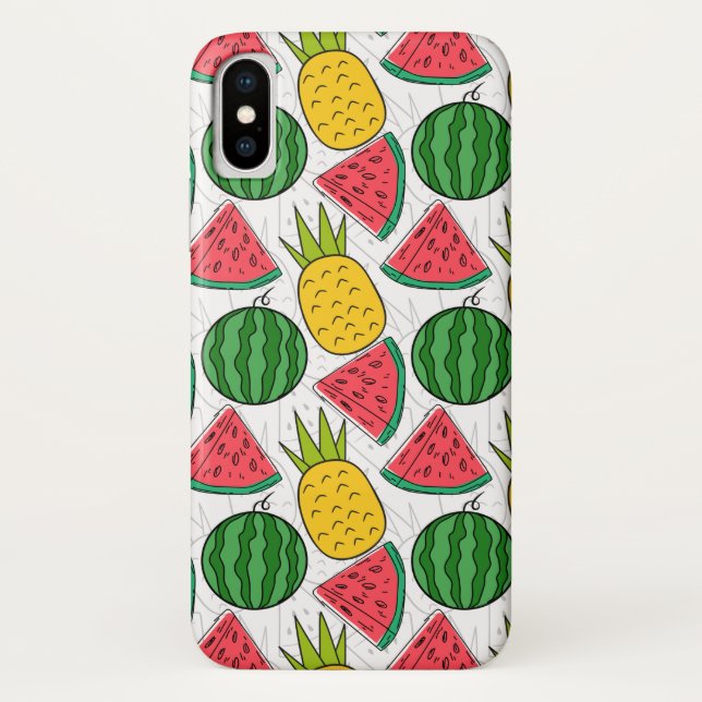 Capa Para iPhone, Case-Mate padrão uniforme de fruta | Padrão da superfície da (Verso)