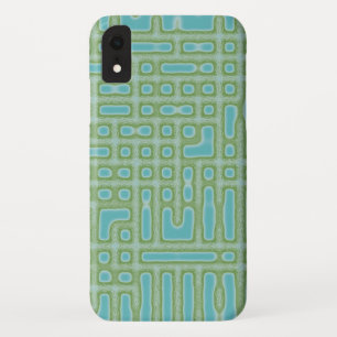 Capa Para iPhone Da Case-Mate Padrão Verde Azul Turquesa