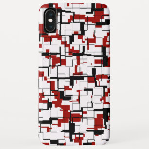Capa Para iPhone Da Case-Mate Padrão Vermelho Branco Preto da Camo Digital
