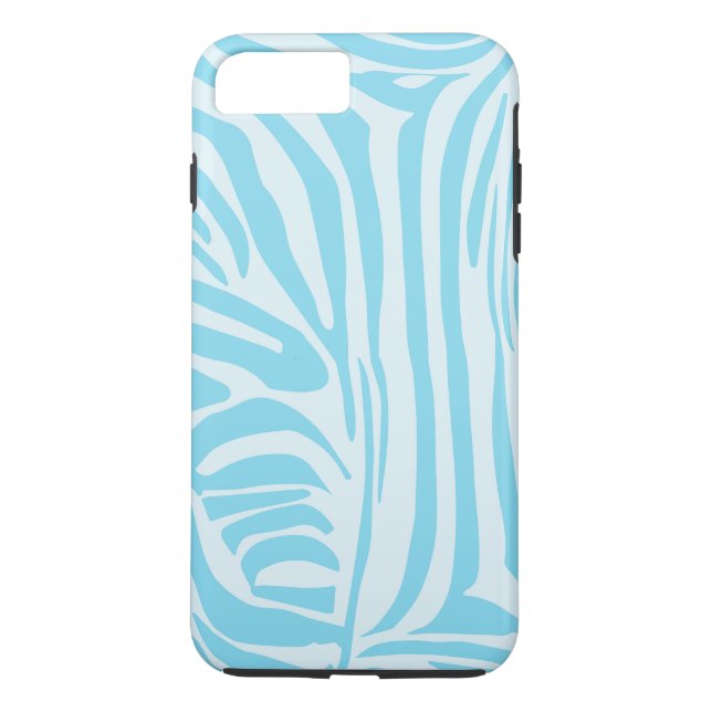 Capa Para iPhone, Case-Mate Padrão Zebra Azul (Verso)