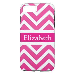 Capa Para iPhone Da Case-Mate Padrão Zigzag Chevron personalizado, cor-de-rosa e
