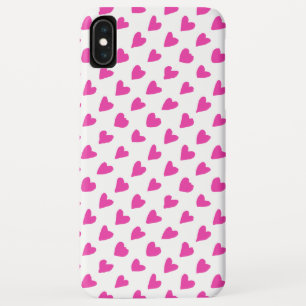 Capa Para iPhone Da Case-Mate Padrões de corações vermelhos brancos