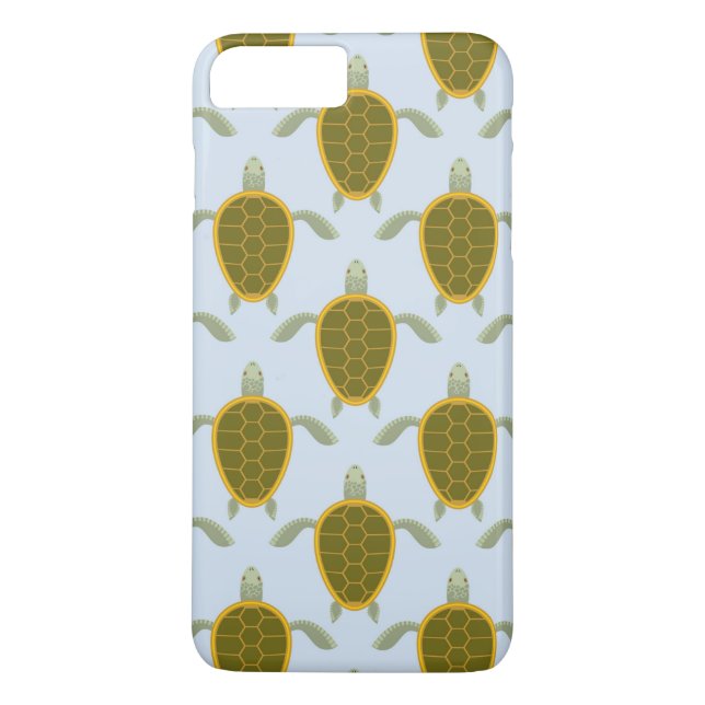 Capa Para iPhone, Case-Mate Padrões De Feixes De Tartarugas Marinhas (Verso)