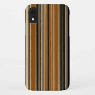 Capa Para iPhone Da Case-Mate Padrões de sela castanho e riscado preto