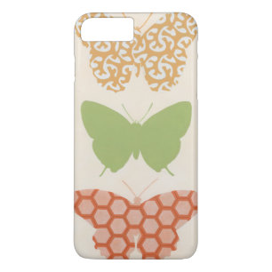 Capa Para iPhone Da Case-Mate Padrões Decorativos de Borboleta em Fundo de Crea
