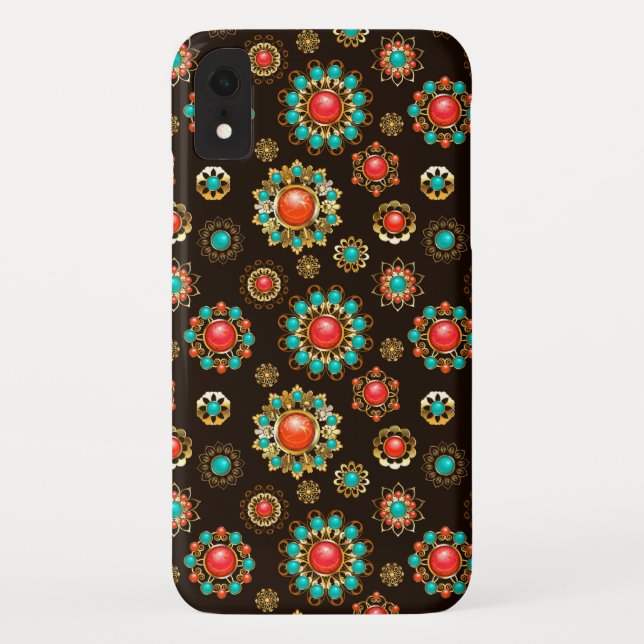 Capa Para iPhone, Case-Mate Padrões Étnicos Sem Costura (Verso)
