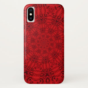 Capa Para iPhone Da Case-Mate Padrões vermelhos giratórios surpreendentes