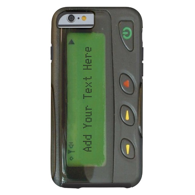 Capa Para iPhone, Case-Mate Pager Engraçado Personalizado dos anos 90 (Verso)