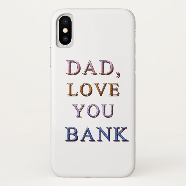 CAPA PARA iPhone, Case-Mate  PAI, AMO-TE BANCO 1 (Verso)