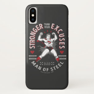 Capa Para iPhone Da Case-Mate Pai, Homem De Aço  Mais Forte Do Que As Suas desc